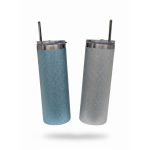 Sparkle on the go with these Custom Glitter Stainless Steel Tumblers