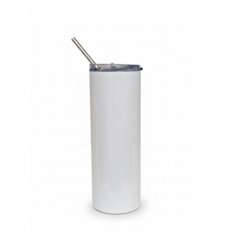 The Elite 20oz White Stainless Steel Tumbler